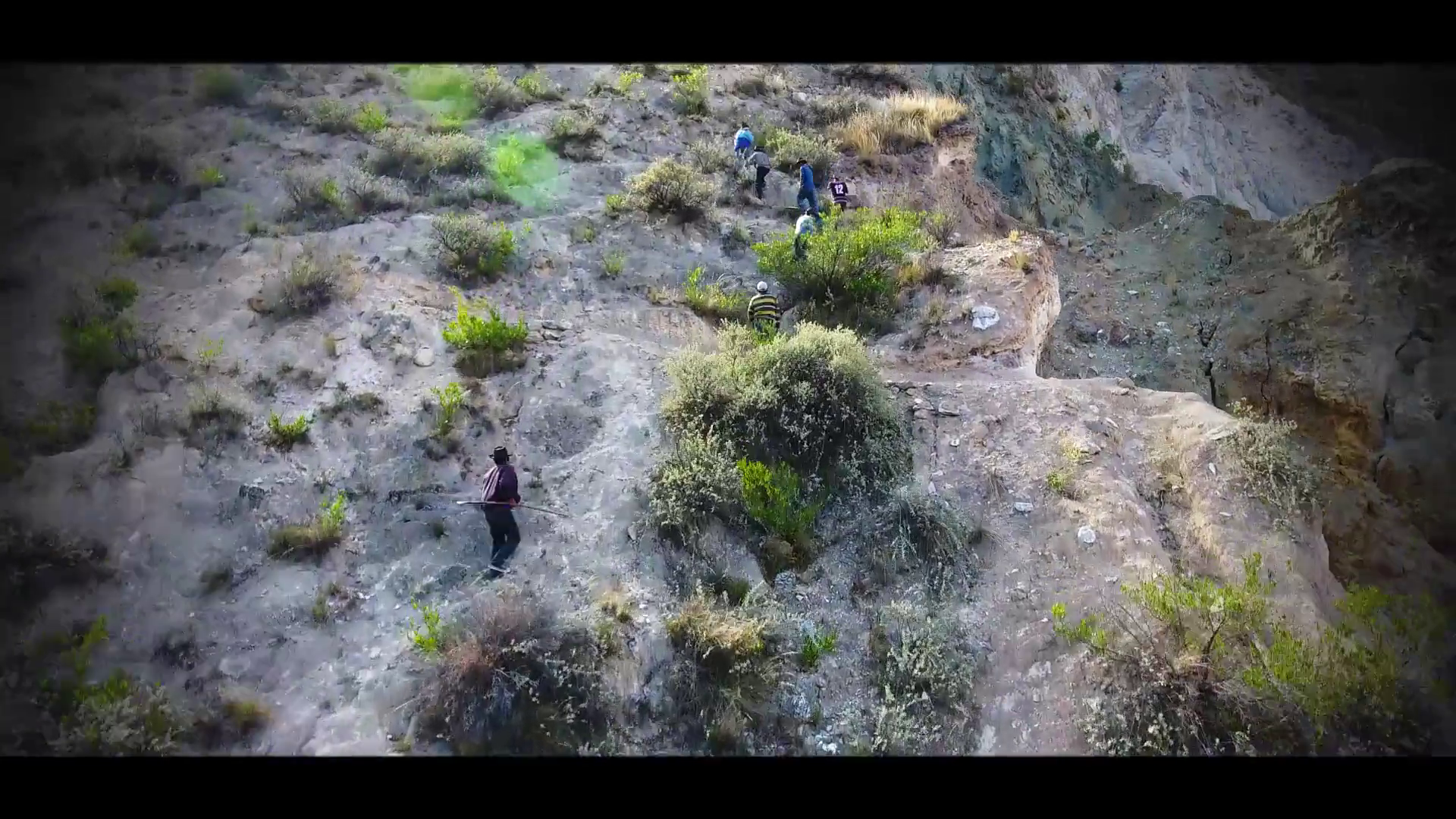 Artesanos en las montañas de Ayacucho
